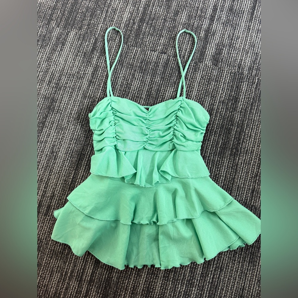 XOXO Vintage Ruffled Top